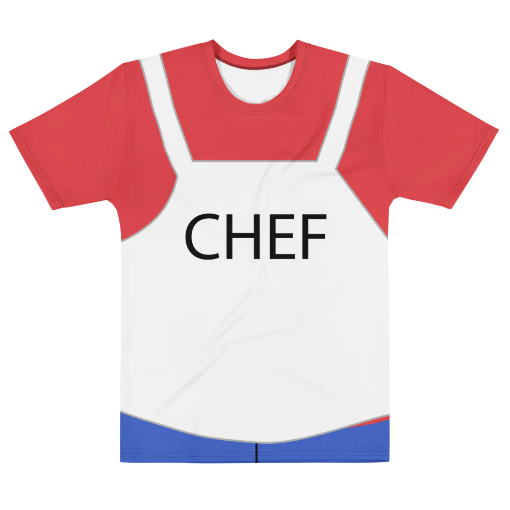 South Park Chef Cosplay Apron Short Sleeve T-Shirt - Image 5