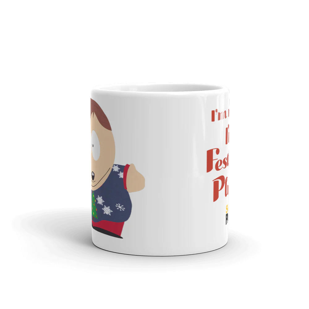 South Park Cartman Festively Plump White Mug - Image 3