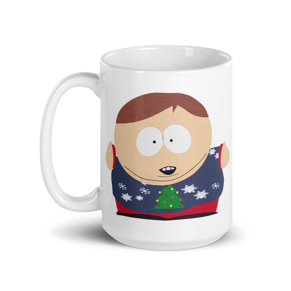 South Park Cartman Festively Plump White Mug - Image 5