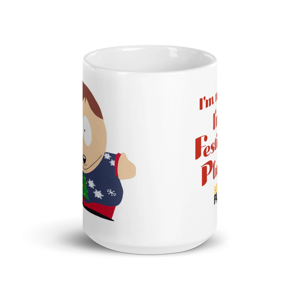 South Park Cartman Festively Plump White Mug - Image 6