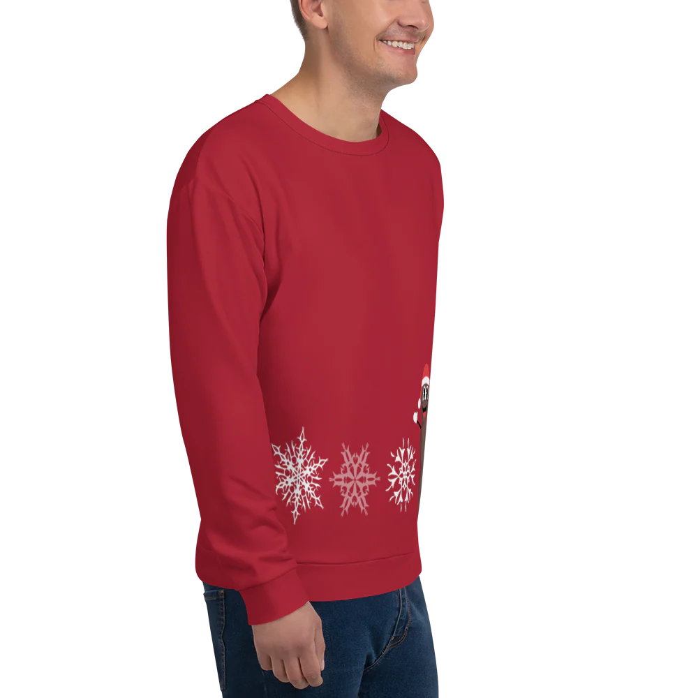 South Park Mr. Hankey Snowflake Crew Neck Sweatshirt - Image 3