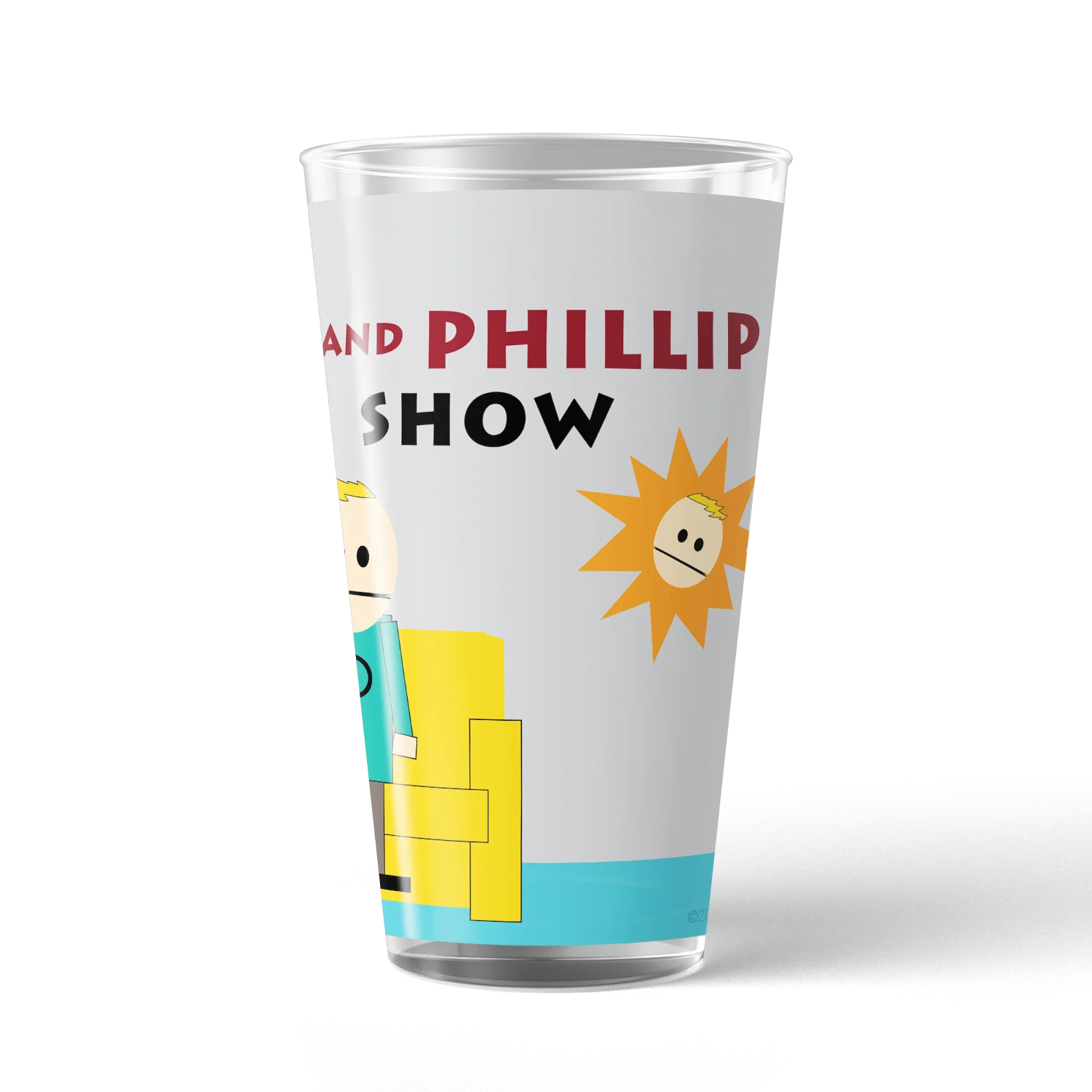 South Park Terrance & Phillip Show 17 oz Pint Glass - Image 4