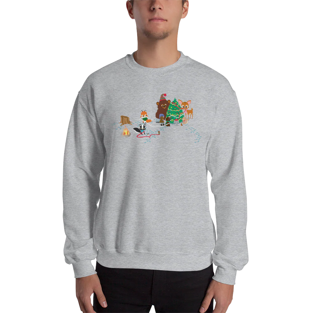 South Park Woodland Critters Fleece Crewneck Sweatshirt - Image 3